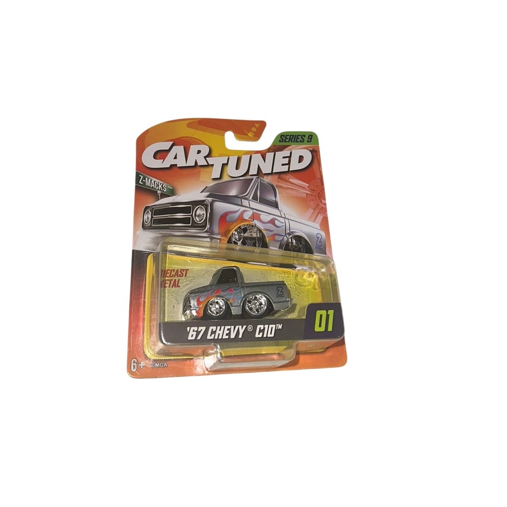 Car Tuned Series 9 67 Chevy C10 Diecast Metal Truck Z-Macks 01 MGA Entertainment